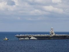 ABD’nin en büyük uçak gemisi “USS Gerald R. Ford” Kızıldeniz’de