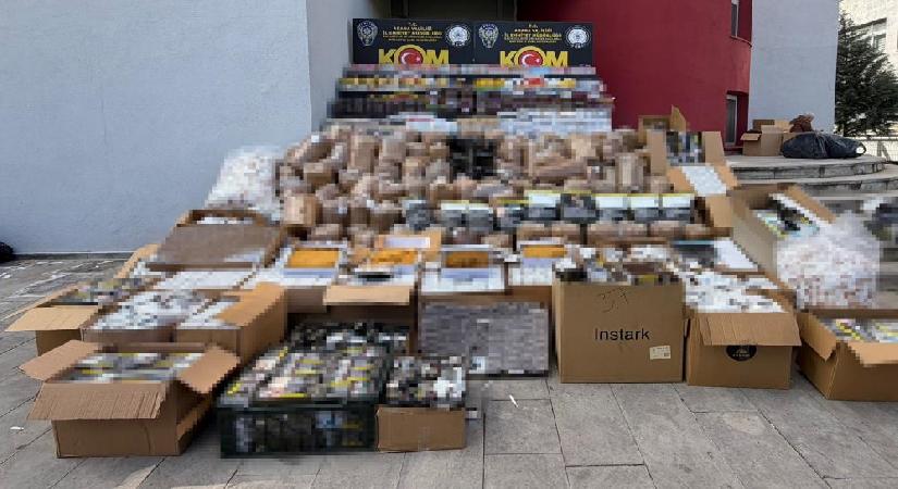 Adana’da sigara kaçakçılarına operasyon