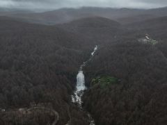 Bursa’da fay hattı çökünce ortaya çıktı, son yağmurla daha coşkulu akıyor