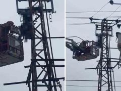 Bursa’da hırsızlık için çıktığı elektrik direği sonu oldu