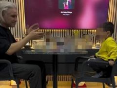 Çocuğunu alkol masasına oturtan baba gözaltına alındı