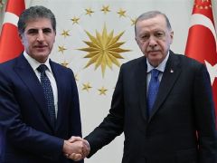 Cumhurbaşkanı Erdoğan, IKBY Başkanı Barzani ile görüştü