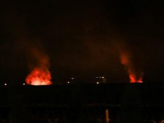 Erbil Havalimanı’nda şiddetli patlama sesleri duyuldu