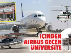 İçinden airbus geçen üniversite