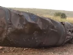 İran’dan Tel Aviv’e atılan füzenin enkazını NTV görüntüledi