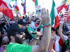 ABD genelinde İran saldırıları için kutlamalar