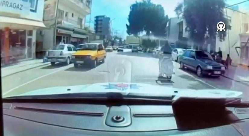 Kaçtıklarına pişman oldular. Adana’da iki sürücüye 664 bin lira trafik cezası kesildi