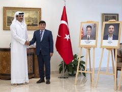 Katar Buyruğu Al Sani’den Türk Büyükelçiliğine taziye ziyareti