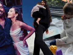 Neslihan Atagül ile Kadir Doğulu’nun oğlu Aziz 1 yaşında. “Sana olan hislerimi biliyorsun”