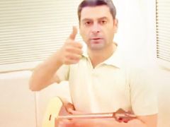 Ozan Akbaba dombra çaldı