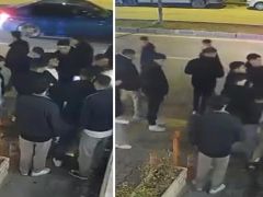 Sözlü tartışmada aniden yumruk attı, ortalık meydan muharebesine döndü