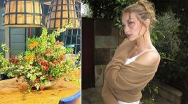 Aşkın gösterişe muhtaçlığı yok! Doğum gününde sevgilisinden ikram olarak bir kucak dolusu çiçek aldı