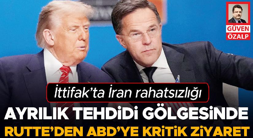 Ayrılık tehdidi gölgesinde Rutte’den ABD’ye kritik ziyaret
