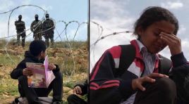 Batı Şeria’da çocuklara jiletli tel mahzuru