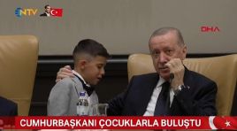 Cumhurbaşkanı Erdoğan Külliye’de çocuklarla bir araya geldi. Külliye’de duygusal anlar…