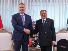 Dışişleri Bakanı Hakan Fidan, Pakistanlı mevkidaşı Dar ile görüştü