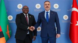 Dışişleri Bakanı Hakan Fidan Zambiyalı mevkidaşı ile görüştü