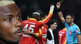 Galatasaray-Gençlerbirliği maçı sonrası Osimhen çılgına döndü! Hakemin üzerine yürüdü