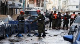 İsrail güne füze saldırılarıyla uyandı