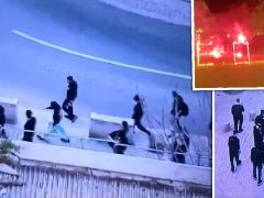 Lefkoşa’da skandal görüntüler! Kıbrıs Türklerine yakışıksız taarruz: EOKA’cılar taş ve patlayıcı unsur fırlattı