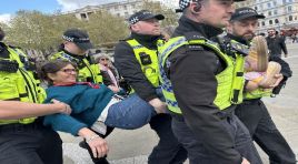 Londra’da Filistin’e destek gösterisine müdahale. 212 kişi gözaltına alındı