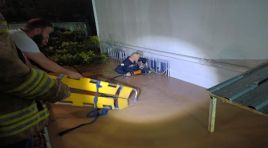 Mardin’de sağanak hayatı olumsuz etkiledi. Mahsur kalanları itfaiye kurtardı