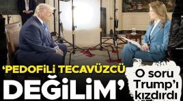 O soru Trump’ı kızdırdı! ‘Pedofili tecavüzcü değilim’