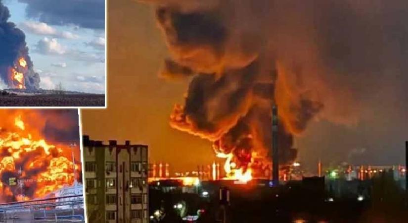 Rusya’da peş peşe taarruzlar: Stratejik gayeler vuruldu… Acil durum ilan edildi