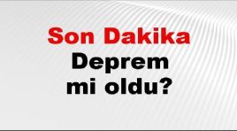 Son dakika Antalya’da deprem mi oldu? Az önce deprem Antalya’da nerede oldu? Antalya deprem Kandilli ve AFAD son depremler listesi 18 Nisan 2026