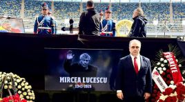 TFF Yönetim Kurulu Üyesi Aküzüm, Lucescu’nun cenaze ve anma merasimlerine katıldı!