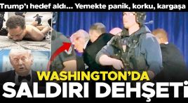 Trump’a Washington’da taarruz teşebbüsü… Muhabirler yemeğinde panik, dehşet, karışıklık
