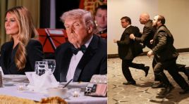 Yemekte silah sesi duyuldu. Trump’ı salondan  Gizli Servis çıkardı