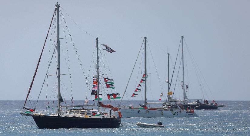 Arızalanan Sumud teknesine Türk Kıyı Güvenliği yardım etti