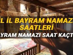 Bayram namazı saatleri 2026: Bayram namazı saat kaçta? İstanbul, Ankara, İzmir ve vilayet il Kurban Bayramı namazı saatleri