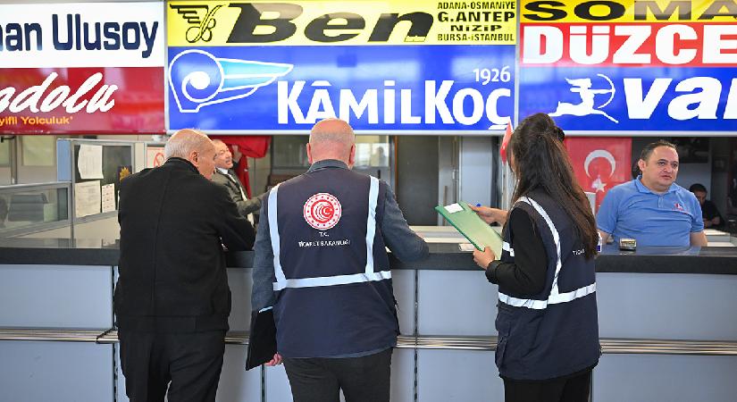 Bayram öncesi hal, otogar ve marketlerde fiyat kontrolü