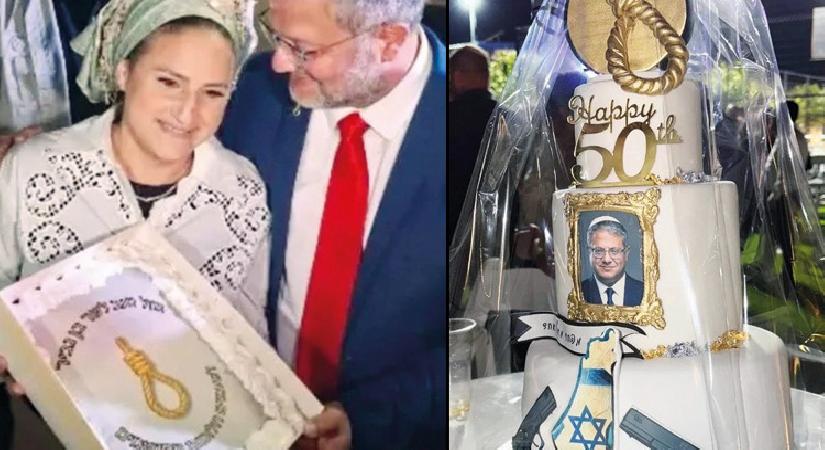 Ben Gvir uygunca şaşırdı! Urganlı pastayla skandal kutlama
