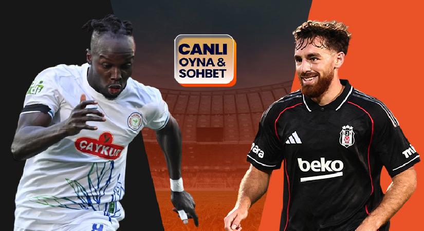 Beşiktaş dönemi Rizespor deplasmanında kapatıyor! Maçın heyecanı canlı sohbet ile Misli’de