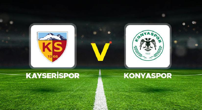 Canlı anlatım: Kayserispor – Konyaspor maçı