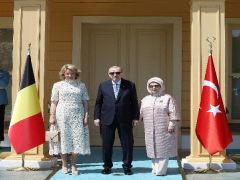 Cumhurbaşkanı Erdoğan, Belçika Kraliçesi’ni kabul etti
