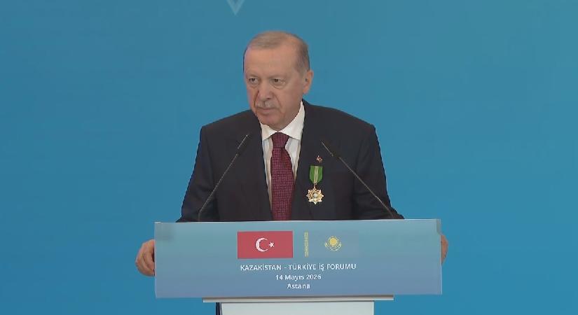 Cumhurbaşkanı Erdoğan Kazakistan’da. “Orta Koridor’un ihyası için çalışıyoruz”