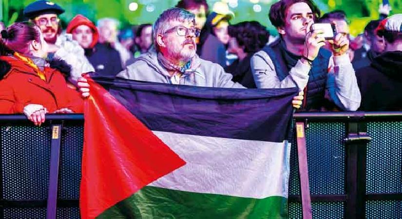 Eurovision’da İsrail protestosu: Soykırımı durdurun