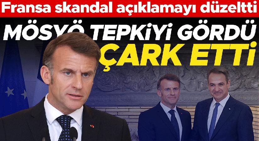 Fransa skandal açıklamayı düzeltti: ‘Macron Türkiye’yi kast etmedi’