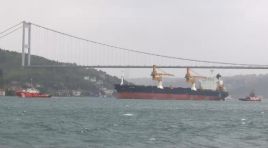 İstanbul Boğazı’nda gemi arızası