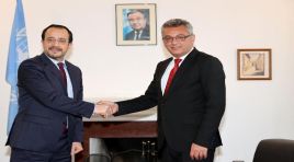 KKTC Cumhurbaşkanı Erhürman, GKRY lideri Hristodulidis ile bir ortaya geldi