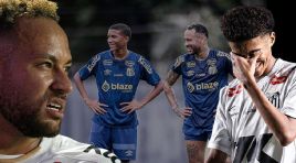 Neymar kendisini çalımlayan Robinho’nun 18 yaşındaki oğluna tokat attı! Brezilya bunu konuşuyor