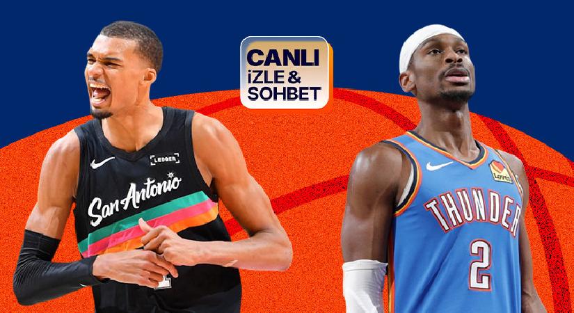 San Antonio Spurs, NBA Batı Konferansı final serisinde Oklahoma City Thunder’ı konuk edecek! Maçın heyecanı canlı yayın ve canlı sohbet ile Misli’de