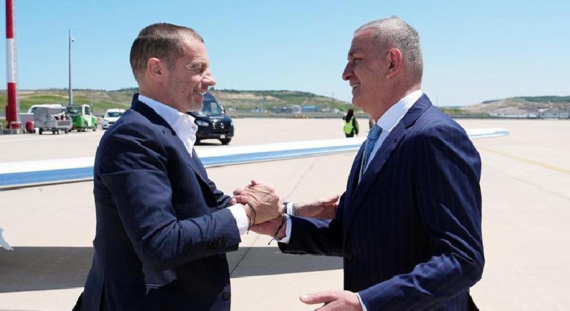 UEFA Lideri Aleksander Ceferin, Avrupa Ligi finali için İstanbul’a geldi