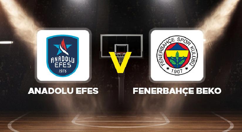 Anadolu Efes – Fenerbahçe Beko maçı ne vakit, hangi kanalda, saat kaçta? Basketbol Süper Ligi yarı final 3. maçı!