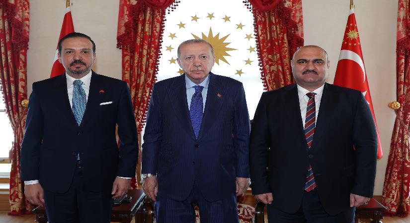 Cumhurbaşkanı Erdoğan, Kerkük Valisi ve Irak Türkmen Cephesi Başkanı Mehmet Seman Ağa’yı kabul etti