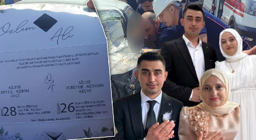 Düğününe iki gün kalmıştı. Hazırlıklar için memlekete giden uzman çavuştan acı haber